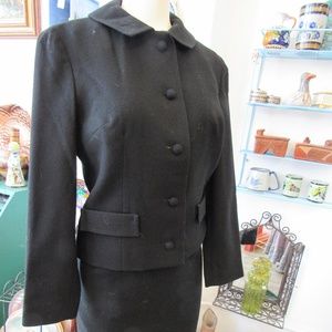 Women's Black Wool Pendleton Suite Size 8